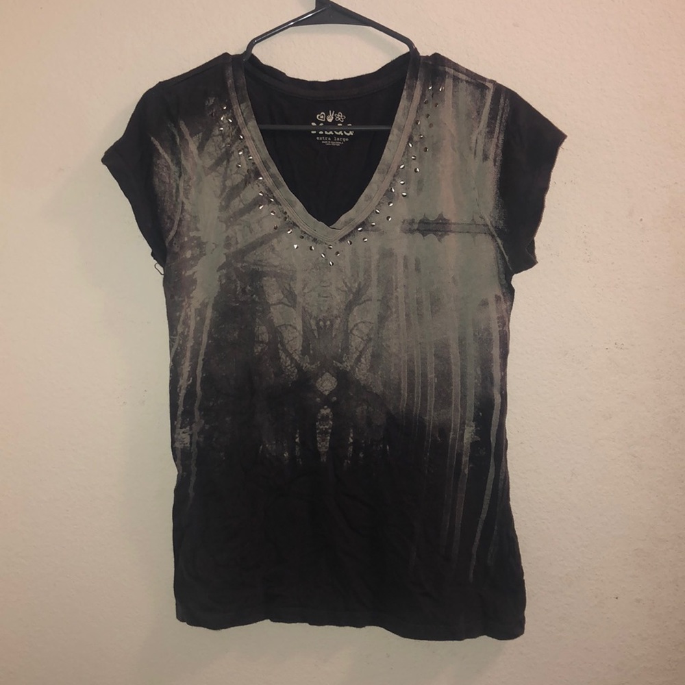 Mudd semi fitted top